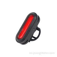 Cargo USB LED ADVERTENCIA Luz trasera de bicicleta